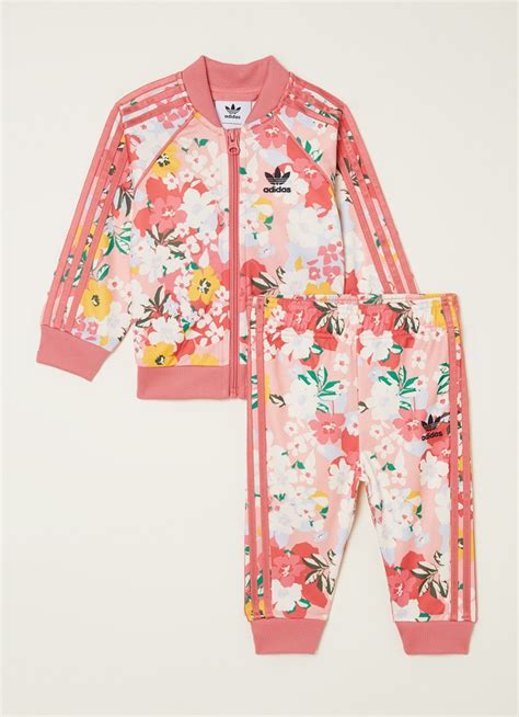 adidas huispak bloemen|Adidas trainingspak.